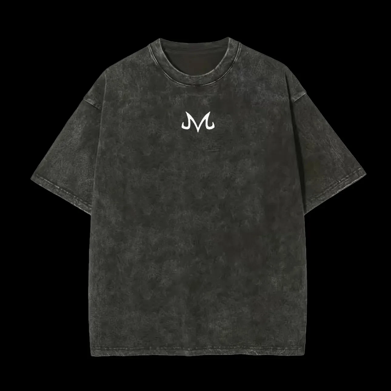 Acid Wash Vintage Graphic T Shirt - 魔人MロゴTシャツ メンズ アシッドウォッシュ アニメ ドラゴンボールZ コットン