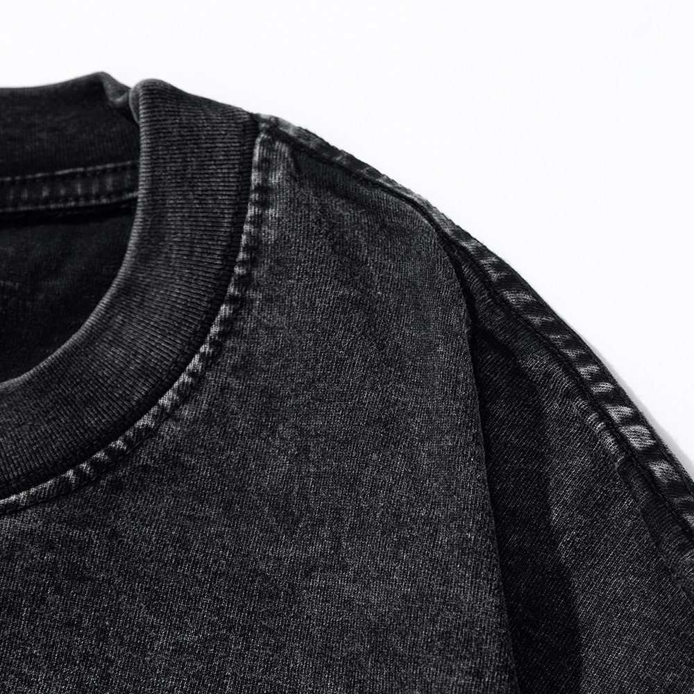 ヴィンテージ風アシッドウォッシュメンズTシャツ、喫煙猫グラフ - Acid Wash Vintage Graphic T Shirt のレビューと価格