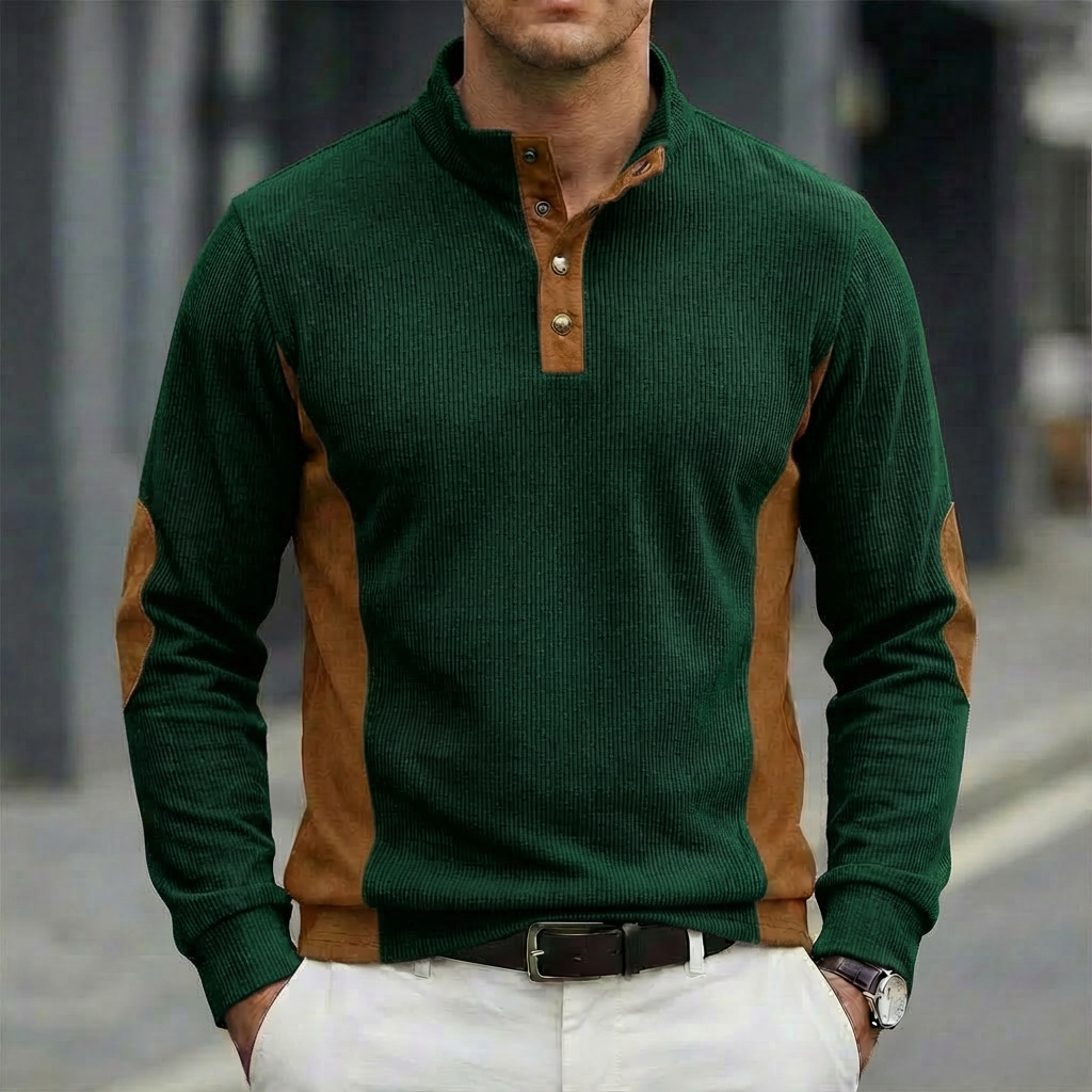 売れ筋新作カジュアルコーデュロイメンズポロシャツファッション - Corduroy Button Up Shirt Men のレビューと価格