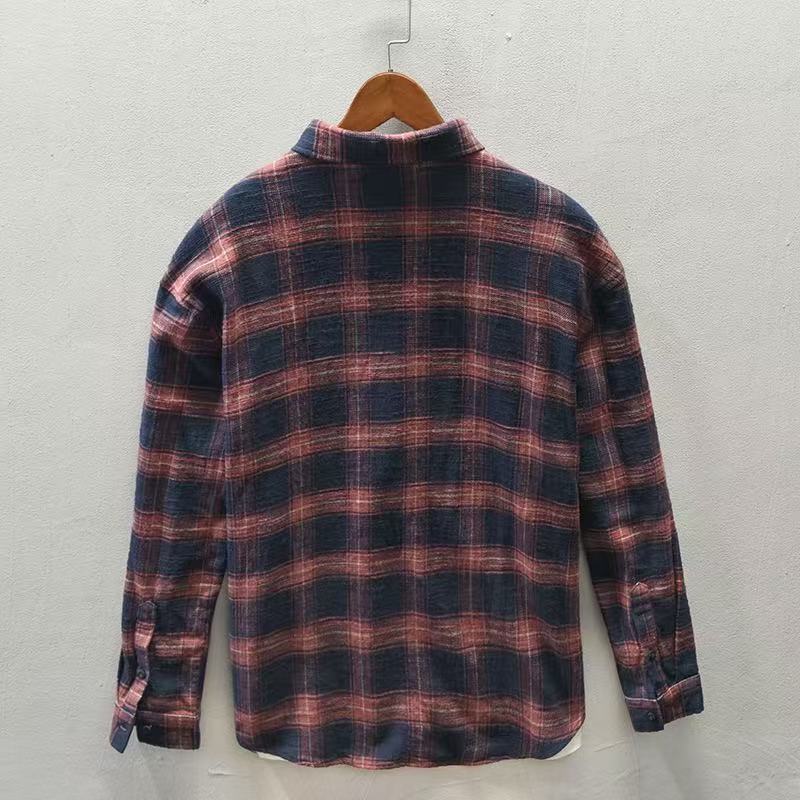 2026年春秋新作 チェック柄カジュアルシャツジャケットトッ - Flannel Plaid Shirt Heavy Weight のレビューと価格