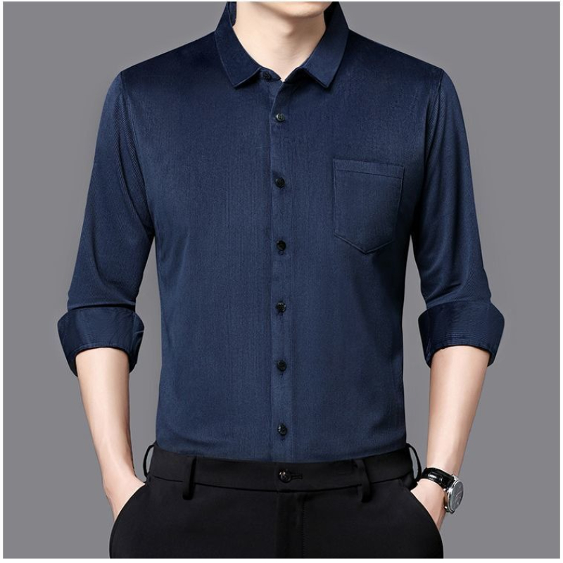 コーデュロイ メンズ 長袖シャツ レトロ カーゴスタイル 秋 - Corduroy Button Up Shirt Men のレビューと価格
