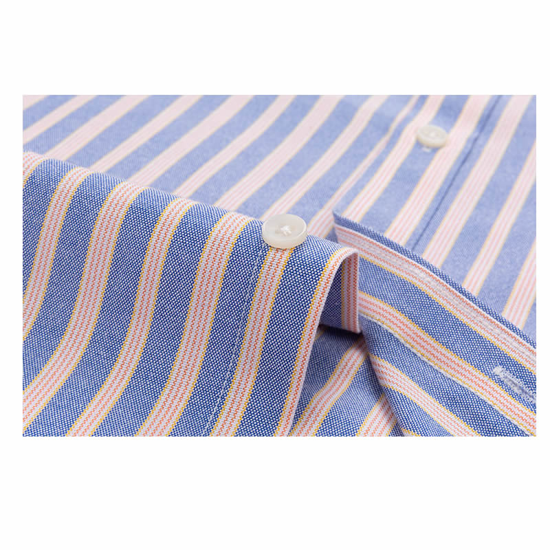 メンズ長袖オックスフォードシャツ,無地,ブルー,カジュアル, - Oxford Cotton Casual Shirt Business のレビューと価格