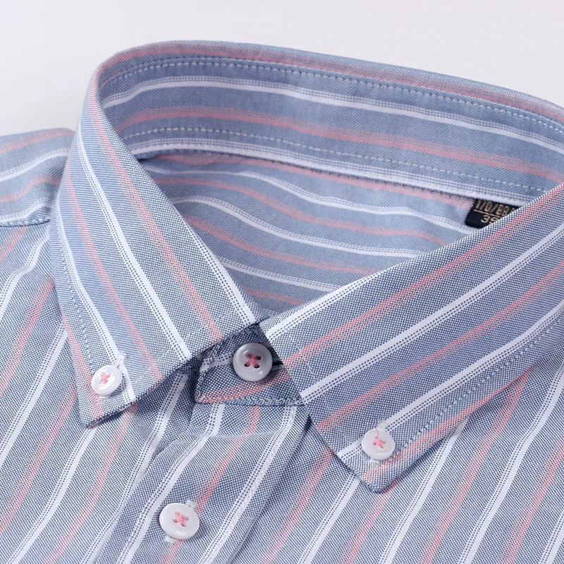 2026年春秋100%コットンオックスフォード格子柄ファッシ - Oxford Cotton Casual Shirt Business のレビューと価格