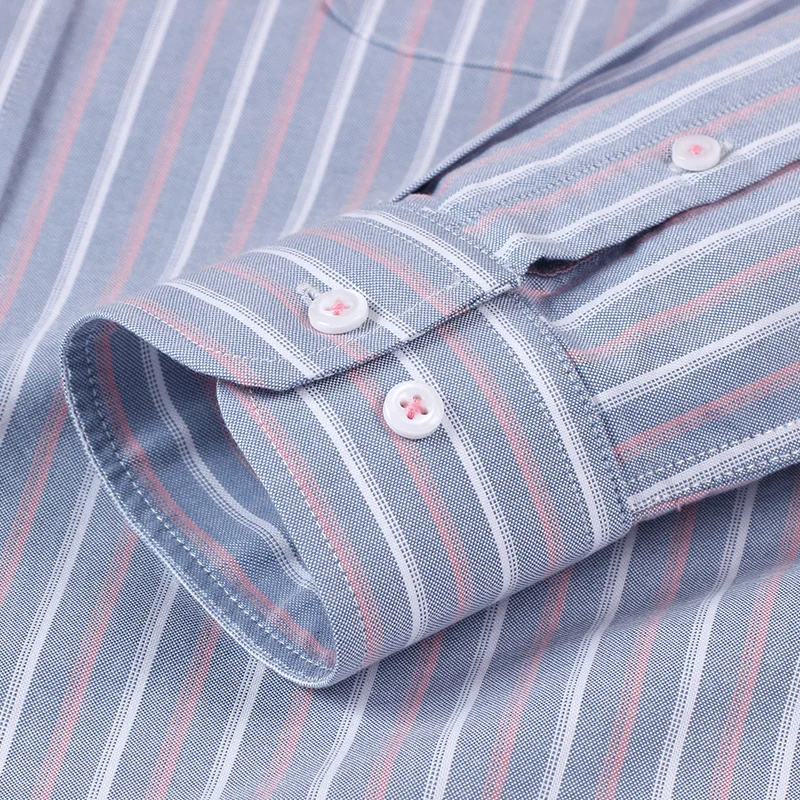 2026年春秋100%コットンオックスフォード格子柄ファッシ - Oxford Cotton Casual Shirt Business のレビューと価格