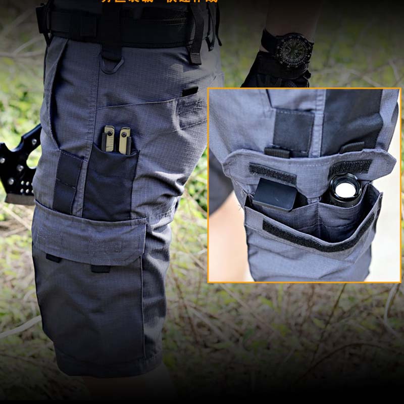 戦術的な軍服セット通気性のあるフロッグシャツ+マルチポケット - Tactical Military Shirt Cargo のレビューと価格