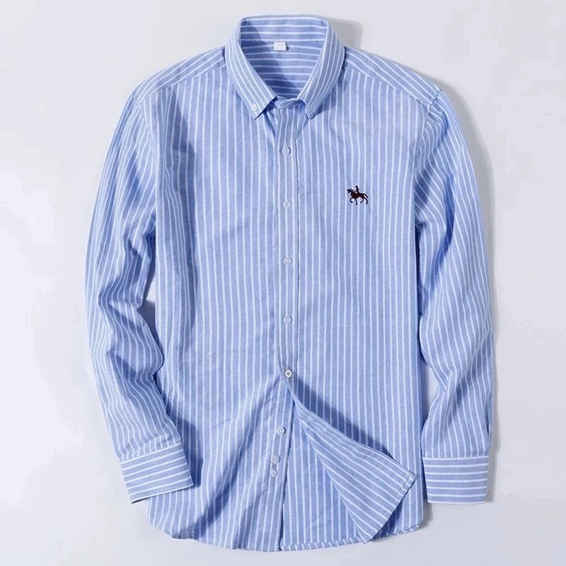 品質綿 100% オックスフォードシャツメンズ長袖カジュアル - Oxford Cotton Casual Shirt Business のレビューと価格