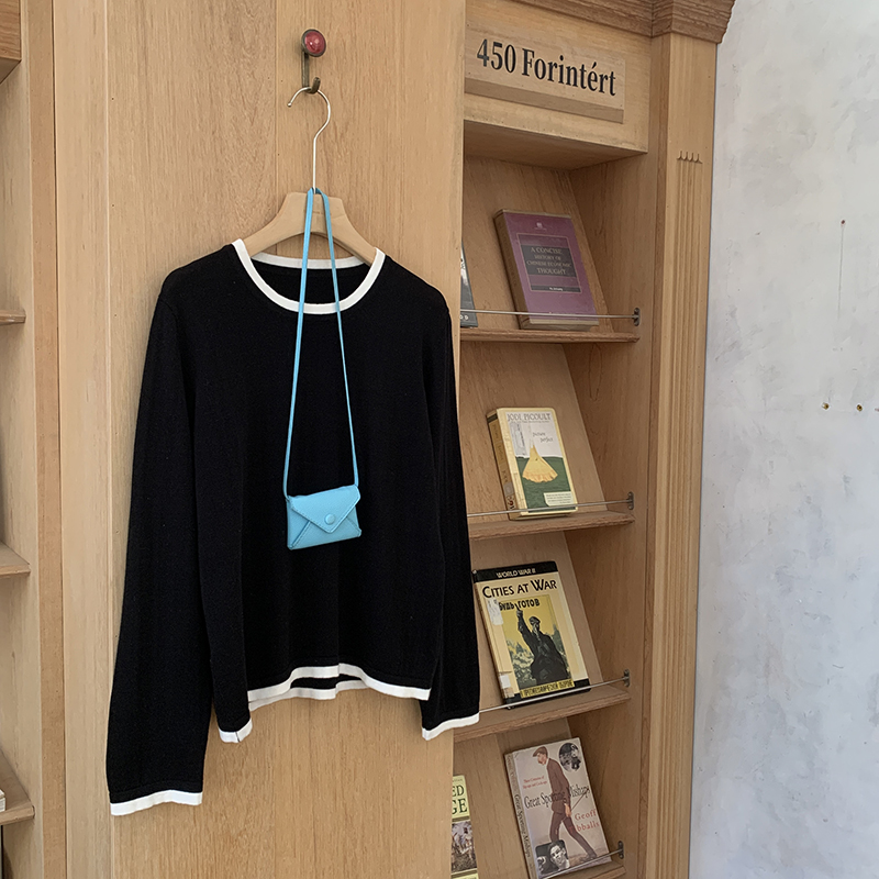100%コットン製 レディース Oネック カラーブロック 長 - Shirts のレビューと価格