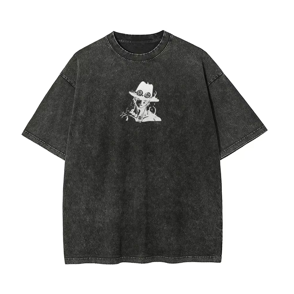 エース Tシャツ メンズ ワンピース アシッドウォッシュ ア - Acid Wash Vintage Graphic T Shirt のレビューと価格