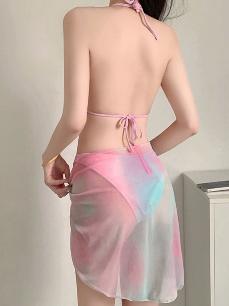 セクシーな女性用ビキニ 2026新作 ピンクとブルーの水着セ - Suits のレビューと価格