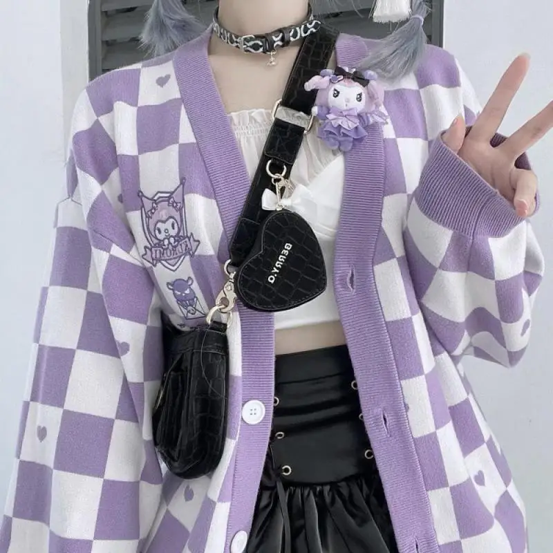 人気アニメガールカーディガンセーター かわいいブラックビュー - Jackets のレビューと価格