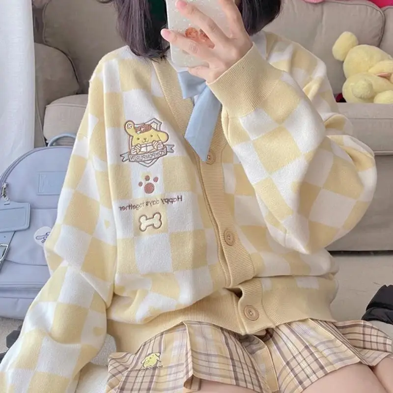 人気アニメガールカーディガンセーター かわいいブラックビュー - Jackets のレビューと価格