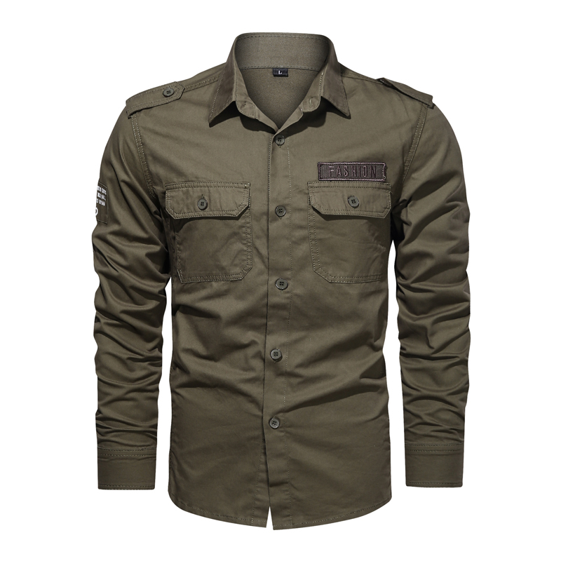 メンズミリタリースタイルのカーゴシャツ,タクティカルカジュア - Tactical Military Shirt Cargo のレビューと価格