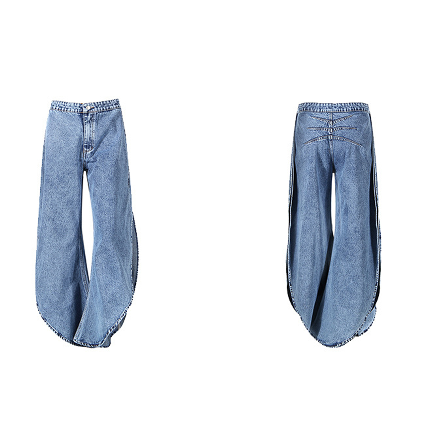 Y2K レディース デニム ツーピースセットアップ ノースリ - Jeans のレビューと価格