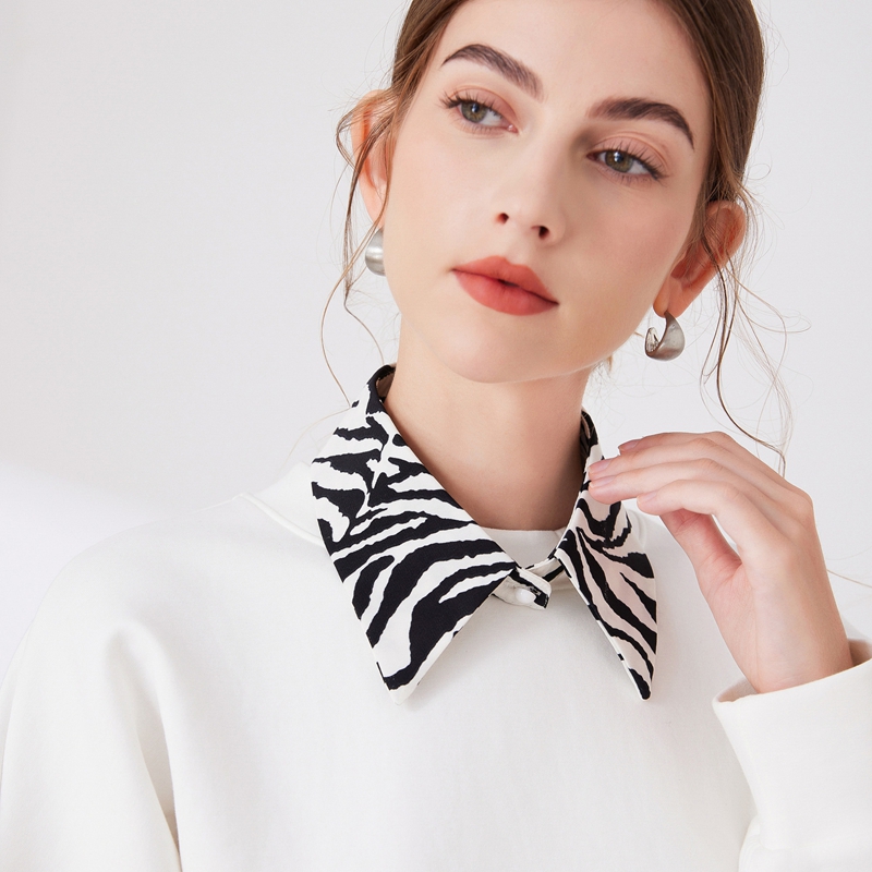 ファッションストライプの取り外し可能なシャツ襟ラペルセーター - Shirts のレビューと価格