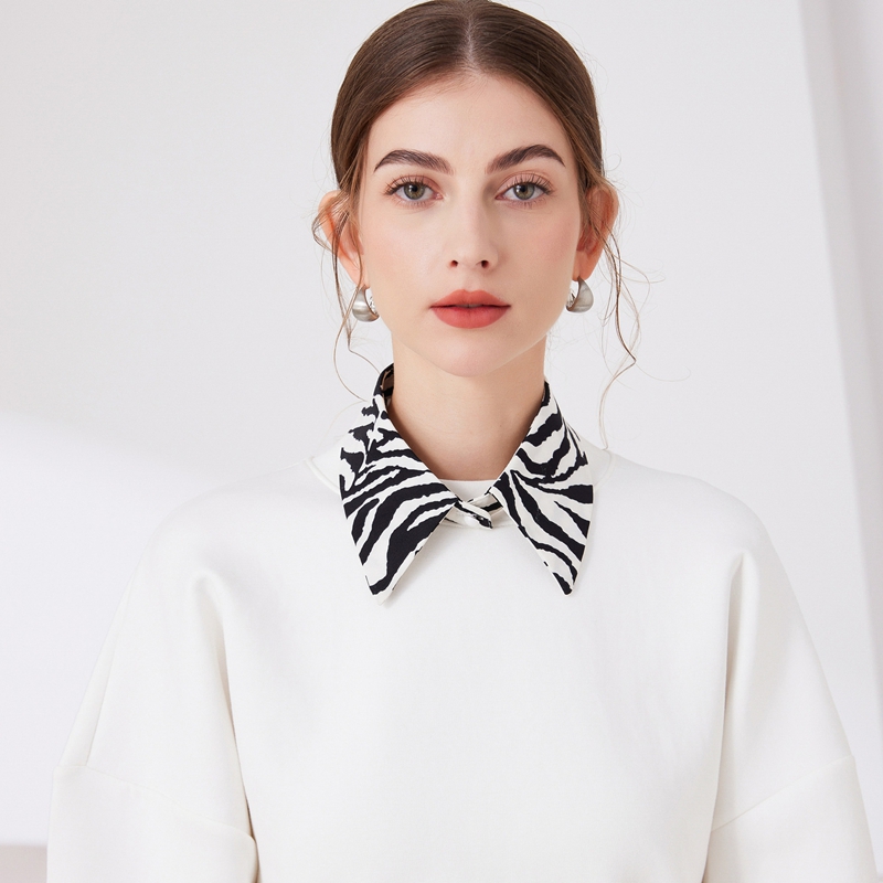 ファッションストライプの取り外し可能なシャツ襟ラペルセーター - Shirts のレビューと価格