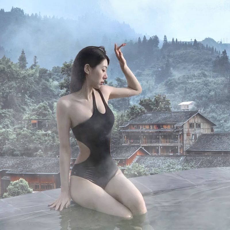 夏無地女性ワンピース水着セクシーな背中の開いた水着プレミアム - Suits のレビューと価格